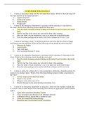 ATI RN COMPREHENSIVE PREDICTOR EXAM 2021 - 180 Correct Questions & Answers