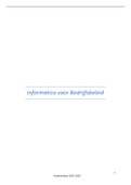 Samenvatting Informatica voor Bedrijfsbeleid VUB (2021-2022)