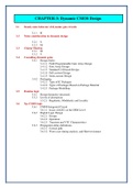 Dynamic CMOS design: steady-state behavior of dynamic gate circuits, noise considerations in dynamic design, charge sharing, cascading dynamic gates, domino logic, np-CMOS logic, problems in single-phase clocking, two phase non-overlapping clocking scheme