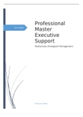 Eindopdracht NCOI: Masterclass Strategisch Management (besluitvormingsproces) incl. Feedback (Cijfer 8,5) 2021