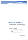 Samenvatting  Software Engineering for Embedded Systems