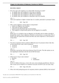 NURSING 101 Chapter 36: Alterations of Pulmonary Function in Children (GRADED A+)