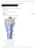 BSC 2086L - Respiratory Anatomy Lab Quiz.