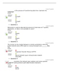 CIS 333 Pre-test Questions and Answers Fall