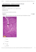 BSC 2086L - Lymphatic and immunity Lab Quiz.