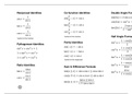 Differential Equations Formula Key