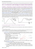 Summary of pharmacology and pharmacokinetics 2020-2021