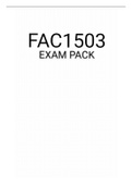 FAC1503 EXAM PACK