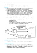 International Management Notes Topic #1 Inter-personal networks