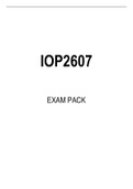 IOP2607 EXAM PACK 2022