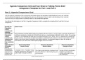 Agenda Comparison Grid and Fact Sheet or Talking Points Brief Assignment Template for Part 1 and Part 2WK2AssgnBlangoN.doc