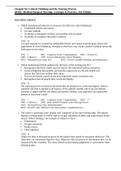 Chapter 02: Critical Thinking and the Nursing Process deWit: Medical-Surgical Nursing: Concepts & Practice, 3rd Edition MULTIPLE CHOICE