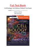 Cell Biology 3rd Edition Pollard Test Bank