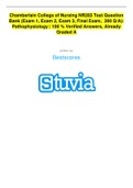 NR 283 Pathophysiology Test Question Bank / NR283 Test Question Bank / NR 283 Patho  Test Bank (Latest): Chamberlain   Chamberlain NR283 Test Question Bank (Exam 1, Exam 2, Exam 3, Final Exam)