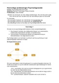 Hoorcollege aantekeningen Psychodiagnostiek (UvT)