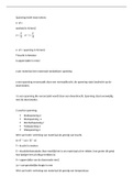 Samenvatting constructieleer periode 7