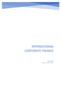 International corporate finance