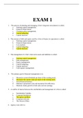 FIN 3403 Exam 1