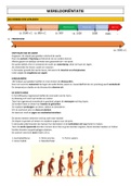 Samenvatting  Wereldoriëntatie