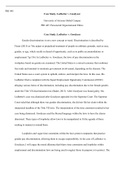 PHI 445 Week 5 Final Paper Good year.docx  PHI 445  Case Study, Ledbetter v. Goodyear  University of Arizona Global Campus   PHI 445: Personal & Organizational Ethics   Case Study, Ledbetter v. Goodyear  Gender discrimination is not a new concept or trend