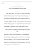 OMM 615 W5 Assignment.docx  OMM 615  Social Media  The University of Arizona Global Campus  OMM 615 Strategies: Marketing/Advertising/Public Relations  Social Media  In todays business marketing, €œcustomer retention, new customer recruitment, and jaw- dr