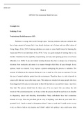 MPH 605 Week 4 Journal .docx  MPH 605  Week 4  MPH 605 Environmental Health Services  Example for: Ionizing; X-ray  Nonionizing; Radiofrequency (RF)  Radiation is energy that travels through space. Ionizing radiation indicates radiation that has a large a