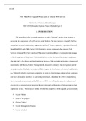 ISM 650 Week 6 Final Project.doc    ISM 650  Title: SharePoint Upgrade Project plan on Amazon Web Services  University of Arizona Global Campus  ISM 650 Information Systems Project Methodologies I   1.   INTRODUCTION  This paper shows the systematic struc