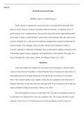 Health Research and Designs 1.docx  HPR460  Health Research and Designs  HPR460: Analysis of Health Research  Health research is important for everyone because it can help inform individuals about diseases, trends, outcomes, treatment, and public health i