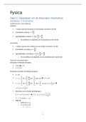 Samenvatting deel 1,2 & 4 Fysica