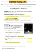 Exam (elaborations) GIZMOS Star Spectra 