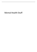 Mental Health Stuff