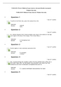 NURS 6512 Week 6 Midterm Exam (Latest): Advanced Health Assessment: Walden University