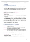Samenvatting Inleiding tot de Financiële Verslaggeving (2021-2022) (UA_9006TEWBDK) (13/20 gehaald)