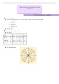  Samenvatting Getal & Ruimte Hoofdstuk 7 goniometrische functies Leerboek Deel 2 vwo B 