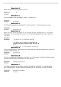 NURS6521 Week 11 Final Exam