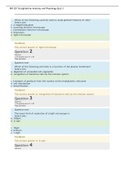 BIO 201 Straighterline Anatomy and Physiology Quiz 3 Questions and Answers 