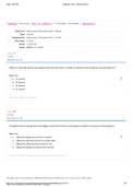 BIOL 1121 Self-quiz unit 7: Attempt review Corrected to 100% score, Latest Fall 2022.