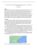 Research paper: How tidal changes cause changes in a small creeks phosphate and ammonia concentrations