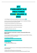 ATI FUNDAMENTALS PROCTORED EXAM