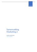 Samenvatting + oefenvragen tentamen City- en gebiedsmarketing, ISBN: 9789463190138  Marketing 2