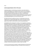 samenvatting Literatuurgeschiedenis 16e t/m 19e eeuw voor het vak Nederlands! een 8 gekregen voor dit essay!  