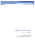 College aantekeningen HRM2  Campus handboek  -   Human resource management, ISBN: 9789401426404