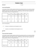 STA 2023 Module 6 Quiz - Questions and Answers