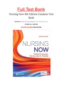 Nursing Now 8th Edition Catalano Test Bank