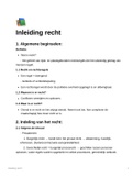 Inleiding tot het recht