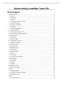 IC Neonatologie Samenvatting Landelijke Toetsstof