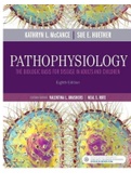 TEST BANK PATHOPHYSIOLOGY THE BIOLOGIC BASIS FOR DISEASE IN ADULTS AND CHILDREN 8th Edition Kathryn L. McCance, Sue E. Huether