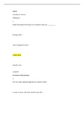 FINANCE 215 EXAM COLLECTION: Milestone 1, Milestone 1a, Milestone 2, Milestone 2a, Milestone 3, Milestone 3a, Milestone 4, Milestone 4a, Milestone final, ALL GRADED A+ (Strayer University)