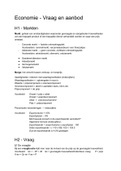 Samenvatting - Vraag en Aanbod Lesbrief LWEO VWO (ISBN 978-94-6110-248-5)