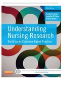 TEST BANK FOR UNDERSTANDING NURSING RESEARCH 6TH EDITION BY GROVE